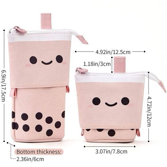 NEW bubble tea pencil bag or accessories bag​​​​ - Picture 3 of 3